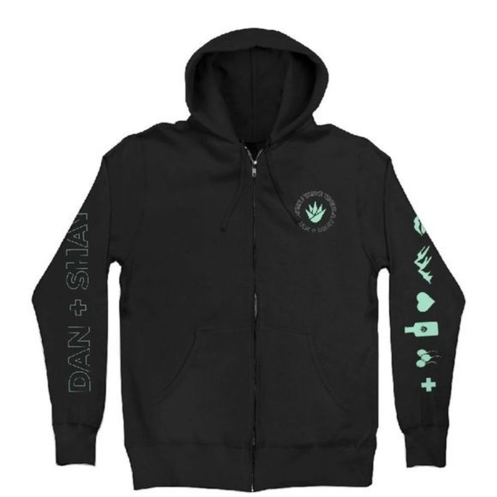 Never Worn Dan + Shay When I Taste Tequila Zip Up Hoodie Jacket XL and … - Picture 2 of 2